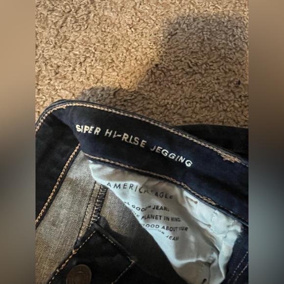 American Eagle outfitters super high rise dream Jeggings size 4 - Picture 4 of 6